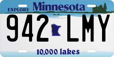 MN license plate 942LMY
