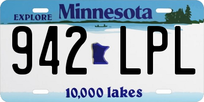 MN license plate 942LPL