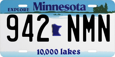 MN license plate 942NMN