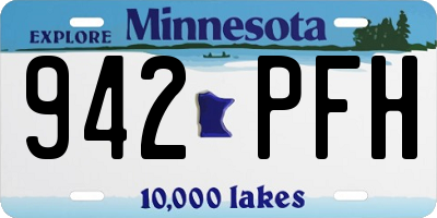 MN license plate 942PFH