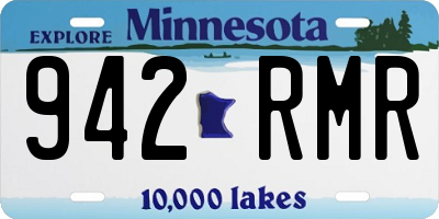 MN license plate 942RMR