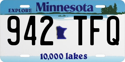 MN license plate 942TFQ