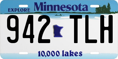 MN license plate 942TLH
