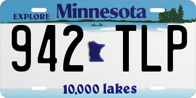 MN license plate 942TLP