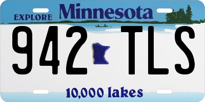 MN license plate 942TLS