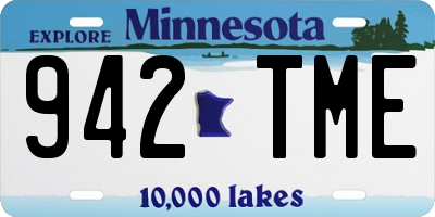 MN license plate 942TME