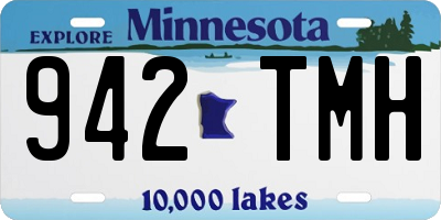 MN license plate 942TMH