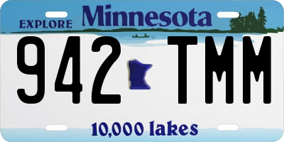 MN license plate 942TMM