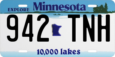 MN license plate 942TNH