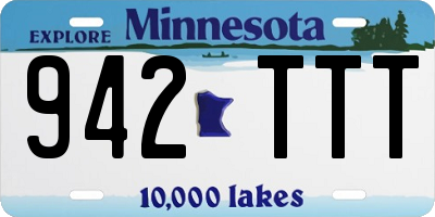 MN license plate 942TTT