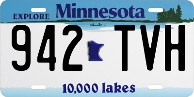 MN license plate 942TVH