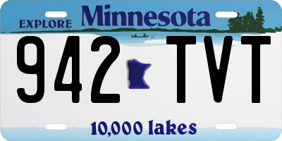 MN license plate 942TVT