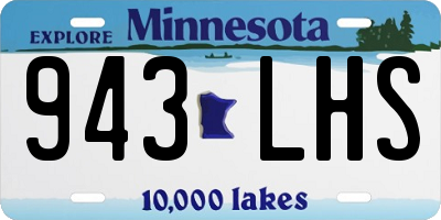 MN license plate 943LHS