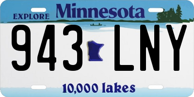 MN license plate 943LNY