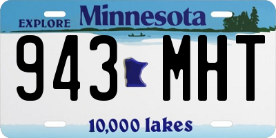 MN license plate 943MHT