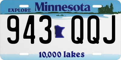MN license plate 943QQJ