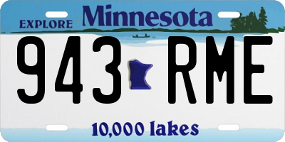 MN license plate 943RME