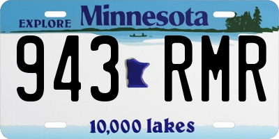 MN license plate 943RMR