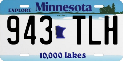 MN license plate 943TLH