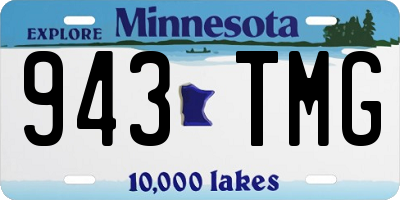 MN license plate 943TMG