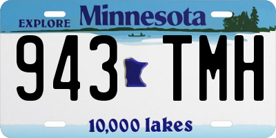 MN license plate 943TMH