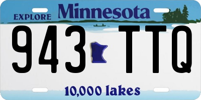 MN license plate 943TTQ
