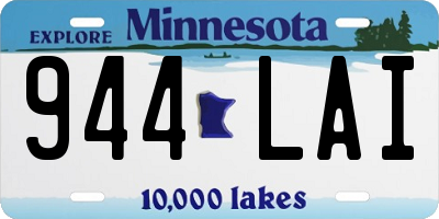 MN license plate 944LAI