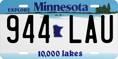 MN license plate 944LAU