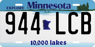 MN license plate 944LCB