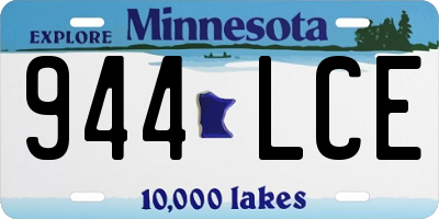 MN license plate 944LCE