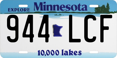 MN license plate 944LCF