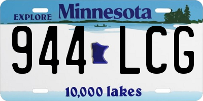 MN license plate 944LCG