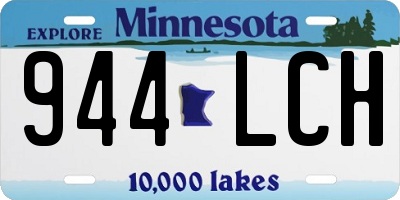 MN license plate 944LCH