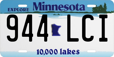 MN license plate 944LCI