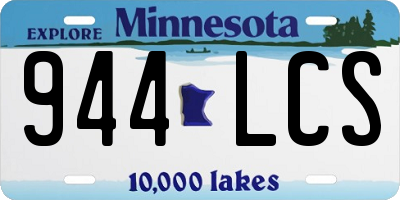 MN license plate 944LCS