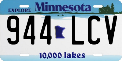 MN license plate 944LCV