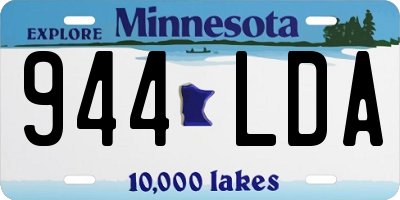 MN license plate 944LDA