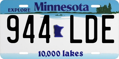 MN license plate 944LDE