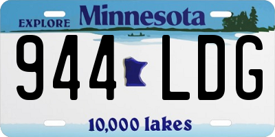 MN license plate 944LDG