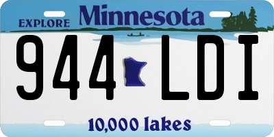 MN license plate 944LDI