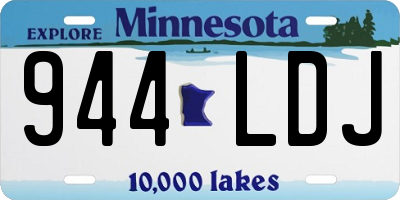 MN license plate 944LDJ