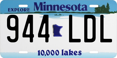 MN license plate 944LDL
