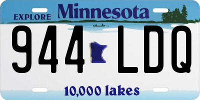 MN license plate 944LDQ