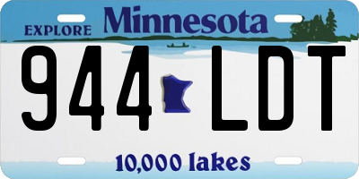MN license plate 944LDT