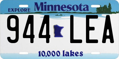 MN license plate 944LEA