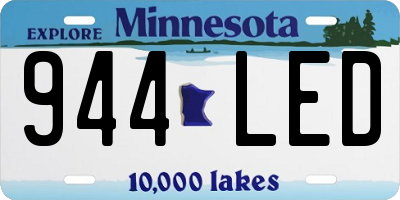 MN license plate 944LED