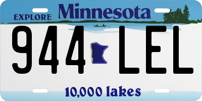 MN license plate 944LEL