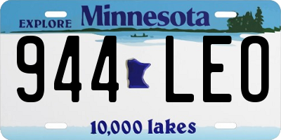 MN license plate 944LEO