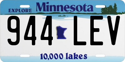 MN license plate 944LEV