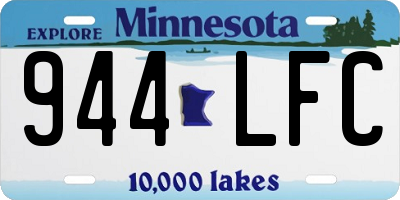 MN license plate 944LFC